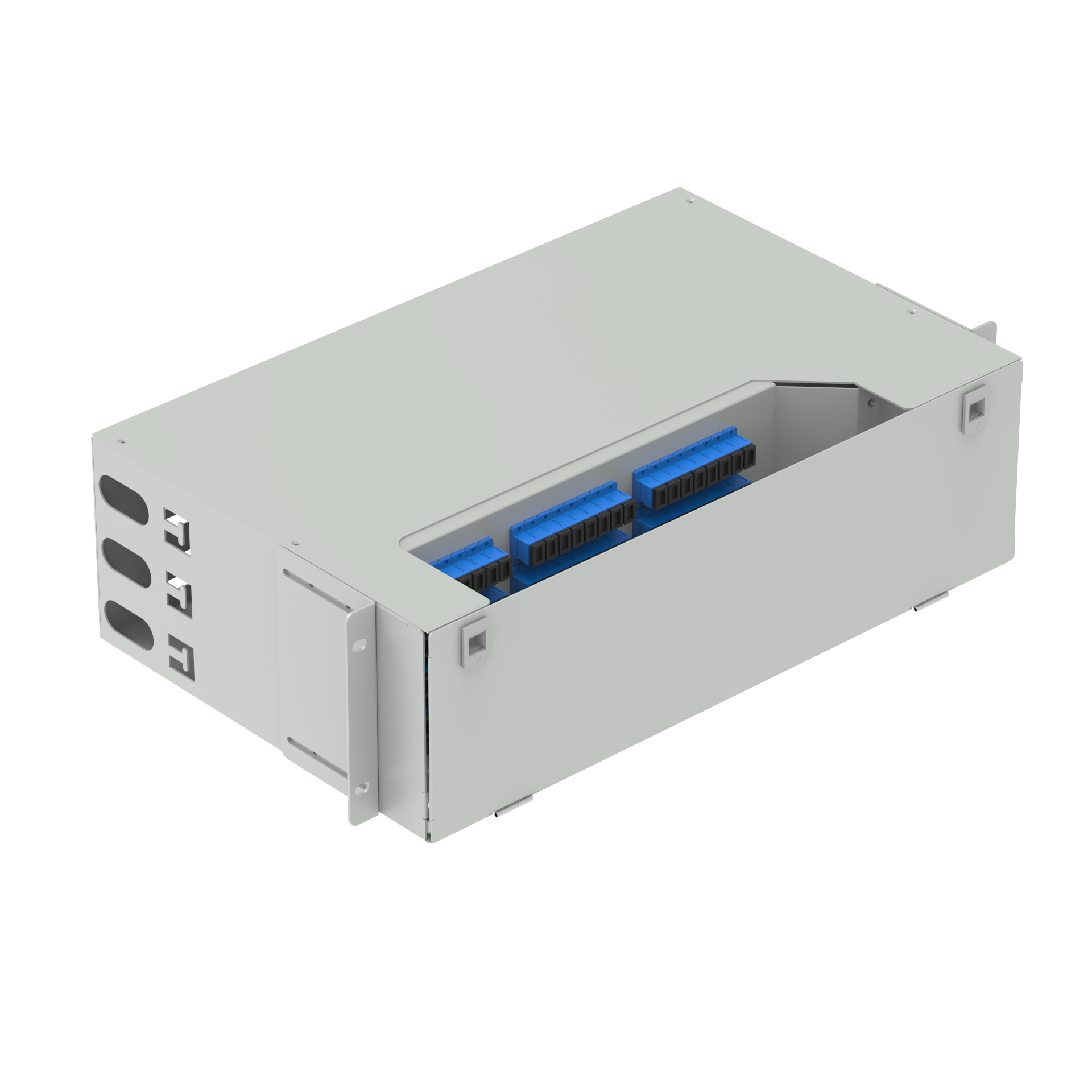 FTTX 19 Inch Optical Distribution Frame with Swing Patch Panel SC UPC Type ODN Network