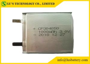 Quality RFID Li-MnO2 Ultra Thin Disposable Batteries CP304050 3.0V 1000mAh Slim Pouch Cell wholesale