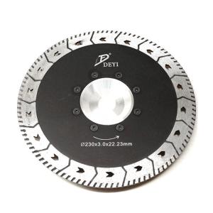 Quality 3mm 5/8-11&quot; Flange Porcelain Grinder Blade For Granite 230mm wholesale
