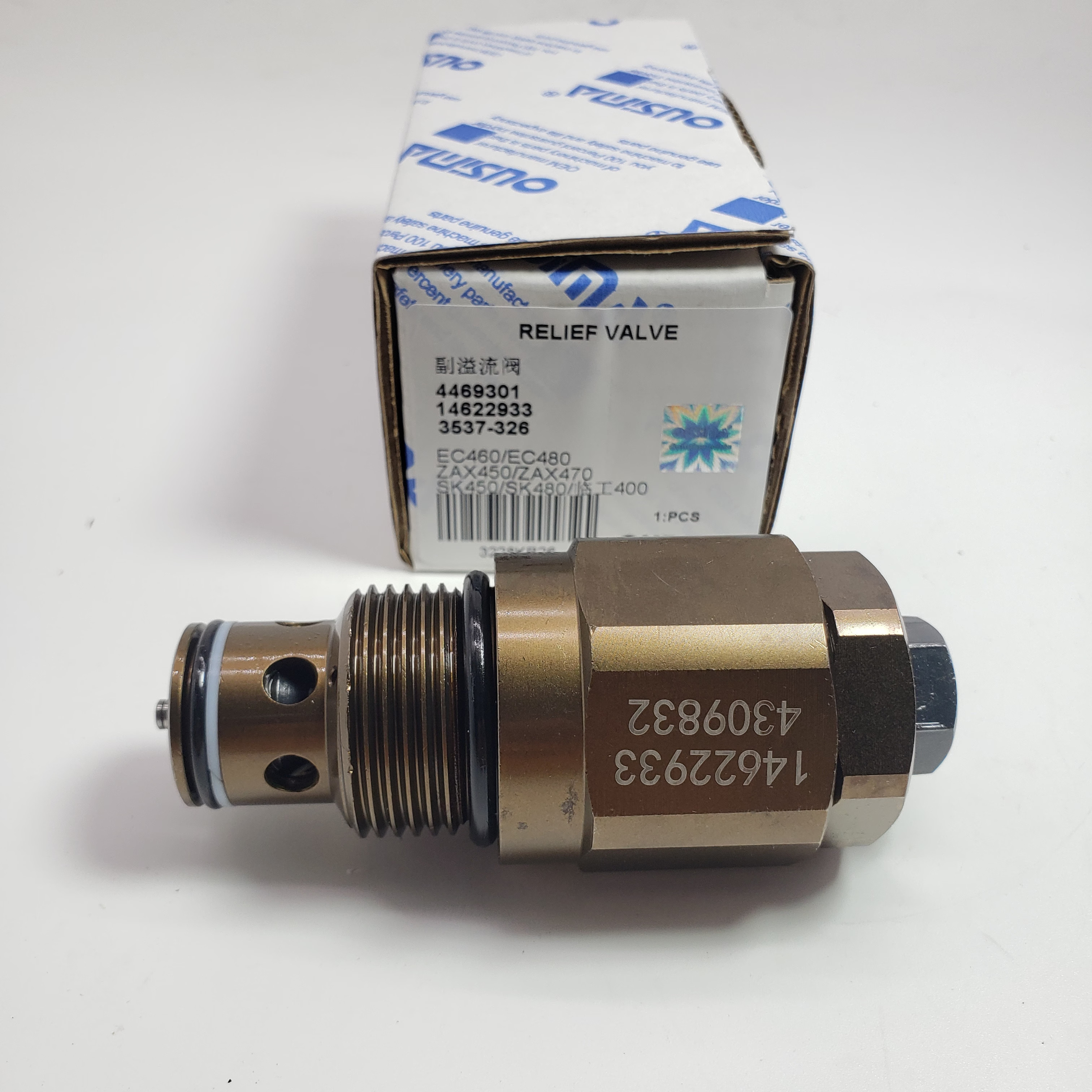 Relief Valve 4469301 14622933 3537-326 For Hitachi ZX450-3 ZX470H-3 ZX850-3 VOLVO EC460
