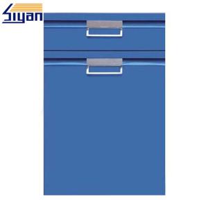 Quality PVC Film Pressed Shaker Style Kitchen Doors Replacement Solid Color wholesale