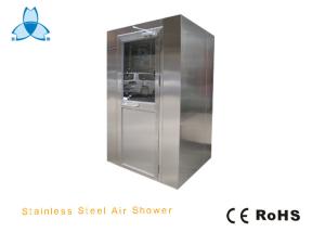 Quality One Person SS304 Air Shower Room With Manual Swing Doors / 3 Way Blow Jet Type wholesale