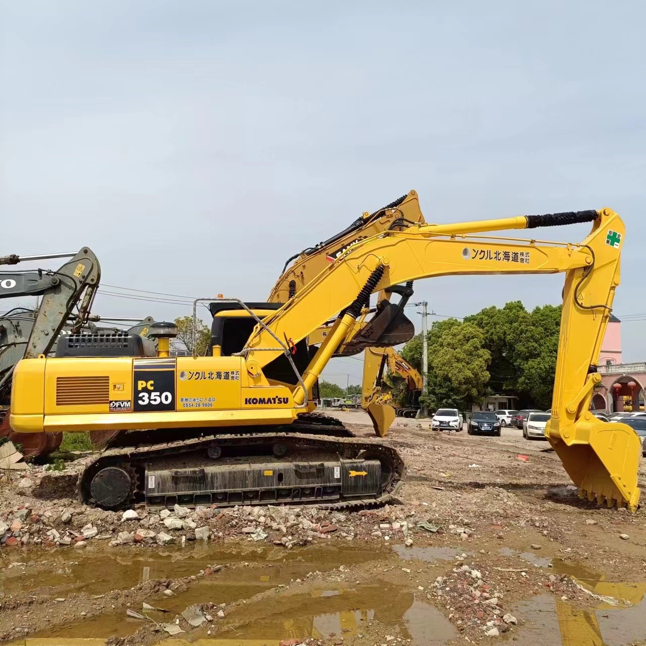 Original 35 Ton Used Excavator Equipment Secondhand Komatsu PC 350 Excavator Digger