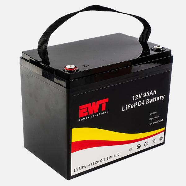 Electric Boat Replacement 12.8V 95Ah Lithium Iron Phosphate Battery 12V IFR32700