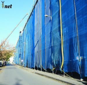 Quality HDPE / PE / Nylon / Plastic Fireproof Mesh Netting Dust Proof Blue Debris Netting wholesale