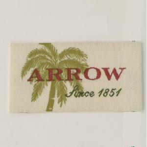Quality Personalized Satin Sewing Woven Neck Labels For T Shirts 3/4&quot; X 2 1/2&quot; wholesale