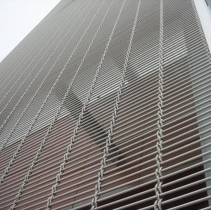 Quality Metal Curtain Architectural Decorative Wire Mesh Panels Stainless Steel Wire Material wholesale