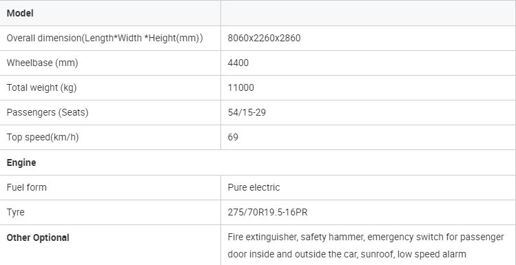 Affordable 2022 Dongfeng 8m Electric Passenger Bus 54/15-29 Mini City Bus Euro 5 Diesel