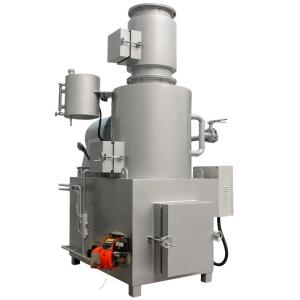 Quality 100-150Kgs/Load Capacity Waste Incinerator for Burning Animal Waste in Two Chambers wholesale