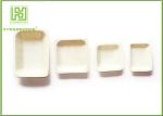Fast Food Restaurant Disposable Wooden Plates Compostable Utensils 115 * 115 *