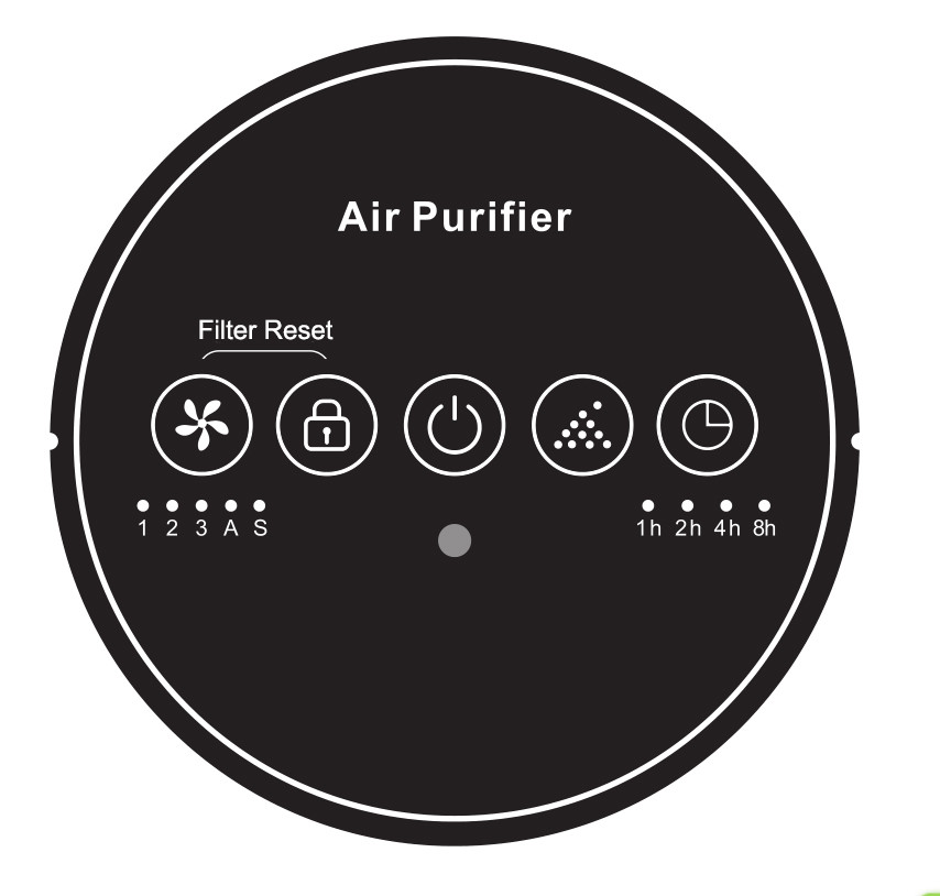 Quiet Air Purifier For Large Rooms 99.97% Pets Danger Dust Smoke Odors 500m3/H EPI606