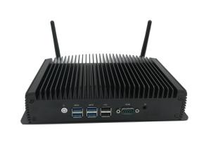 China I5-4200U Dual LAN Triple Display Industrial Fanless Computer on sale