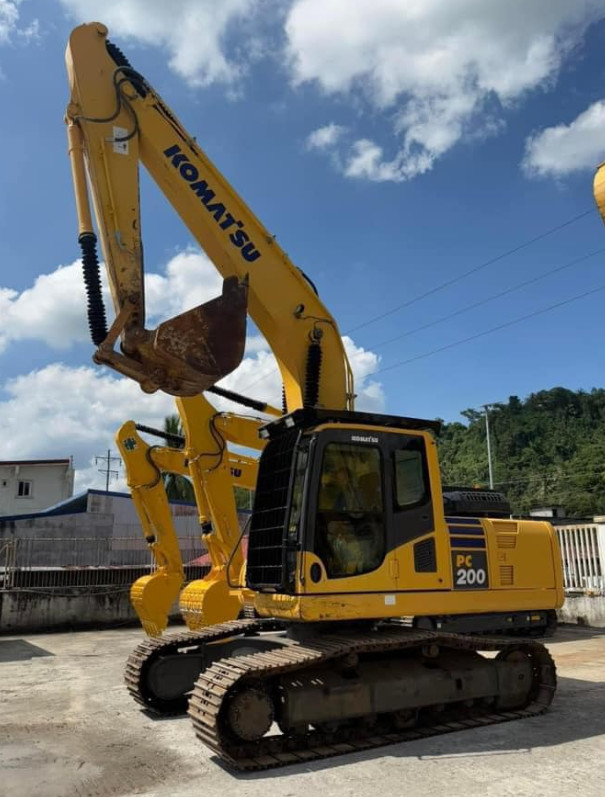 Japan Brand 20 Ton Used Komatsu PC200 Backhoe Excavator For Construction Project