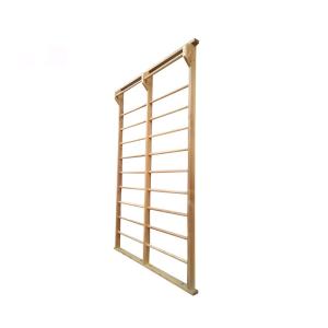 Quality Outdoor Non Toxic Kids Gymnastics Bar / Wooden Climbing Ladder Custom Length wholesale