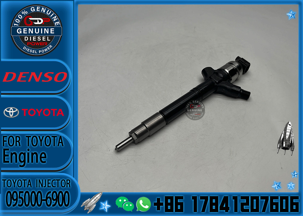 Common Rail Injector 095000-6110 095000-6900 095000-7240 For 1VD Diesel Nozzle Assembly Auto Parts