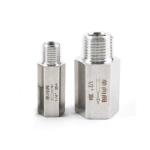 304 Stainless Steel Female/Male Thread Hexagon Check Valve for Water Industrial