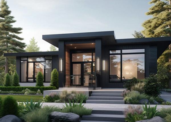 USA Modular Home Environmental Prefab House Light Stee House Villa Singel Family
