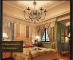 Wood Chandelier Lighting Nordic Design Lustre LED Suspension lamp(WH-CI-127)