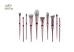 Soft Touch Electroplating 18.8CM 10 Piece Brush Set