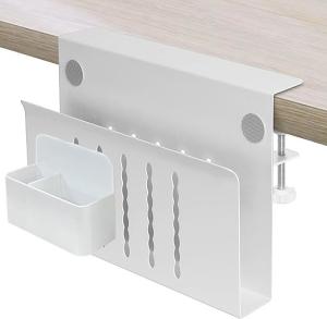 Quality Desk Storage Holder for Office and Home Non-Drilling Metal Laptop Side Organizer wholesale