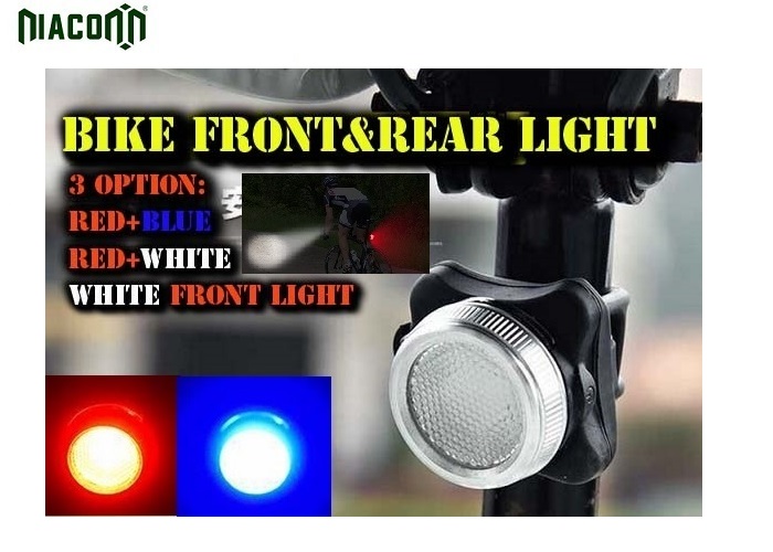 IP68 Waterproof Usb Rear Bike Light 3w Power ROHS CE Certificated