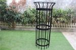 Outdoor Metal Tree Guards Powder Coated Steel Pipe Material For Garden Fence