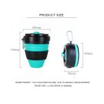 OEM ODM 450ML Novelty Collapsible Silicone Coffee Cup