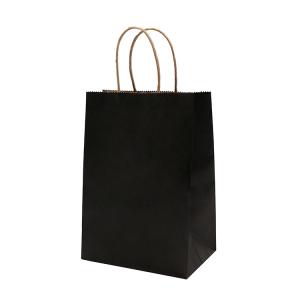 Quality Uncoated 100gsm - 150gsm Handle Paper Bags 8 Color Flexo Printing wholesale