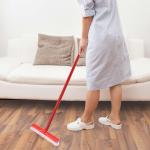 Outdoor 48" Scrub Deck Brush Stiff Bristle Heavy Duty Push Broom For Rough