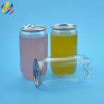 Transparent 650ml 180mm Height Plastic Soda Can