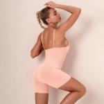 Seamless knitted sexy breathable suspenders Onesie running yoga dress women
