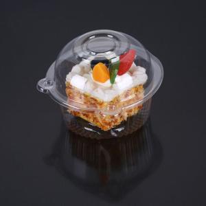 Quality Large Size 90x90x28mm Disposable Plastic Cake Boxes wholesale