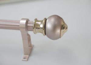 Quality Zinc Alloy 28mm SGS Metal Curtain Pole Finials wholesale