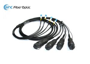Quality 4 8 Core Fullaxs LC Patch Cord Optical Fiber 10M 20M 50M Low Insertion Loss wholesale