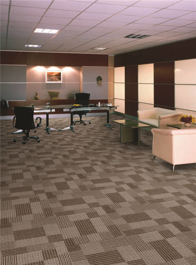 Commercial Sirius PP Carpet Tile 650g/M2 Pile Weight With 50 Cm X 50 Cm Size