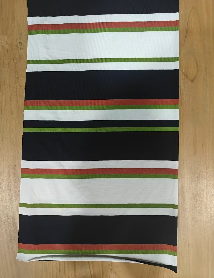 Environmentally Healthy，Soft And Skin-Friendly Striped Material Fabric For Casual Wear