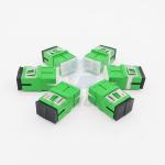 Metal Shrapnel LC Duplex Adaptor , APC Fiber Optic Adapters 0.20dB