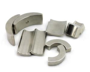 Quality Industrial Arc Neodymium Motor Magnets Super Strong N45SH High Permanence wholesale
