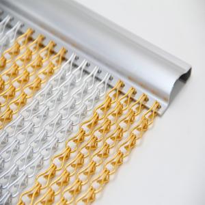 Quality 1.6mm Aluminum Chain Curtains , Chain Door Fly Screen wholesale