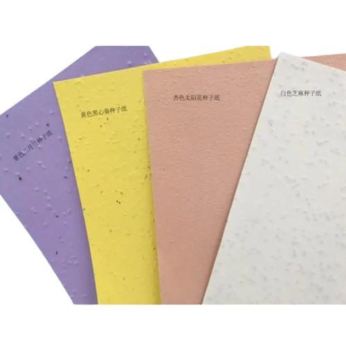 Biodegradable Flower Seed Embedded Paper Recycled Plantable Wildflower Seed