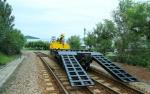 Rail Vehicles Trolley Flat Wagon Locomotive Track Mobile Rail Cars Ballast Wagon