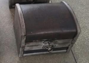 Quality Sustainable Old Black 12x9 Leather Storage Chests wholesale