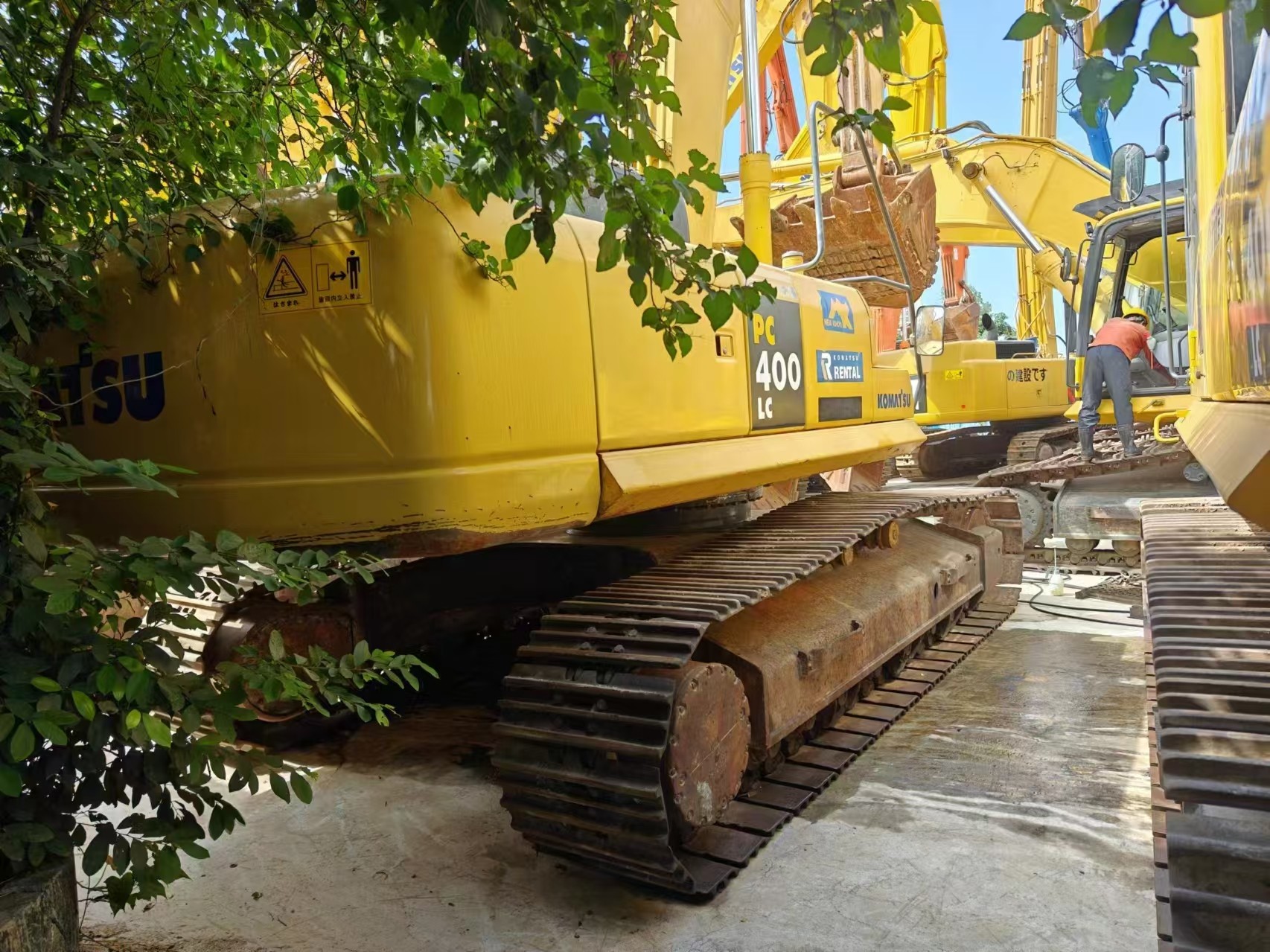 40ton Used Komatsu Excavators 400-7 Used Hydraulic 40t Excavator