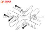 Metal Pipe Joint System Chrome Plate Pipe Rack Manufacturing System