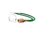5ml 8ml Clear Color Car Air Freshener Perfume Bottle Round Hanging Rope Wooden