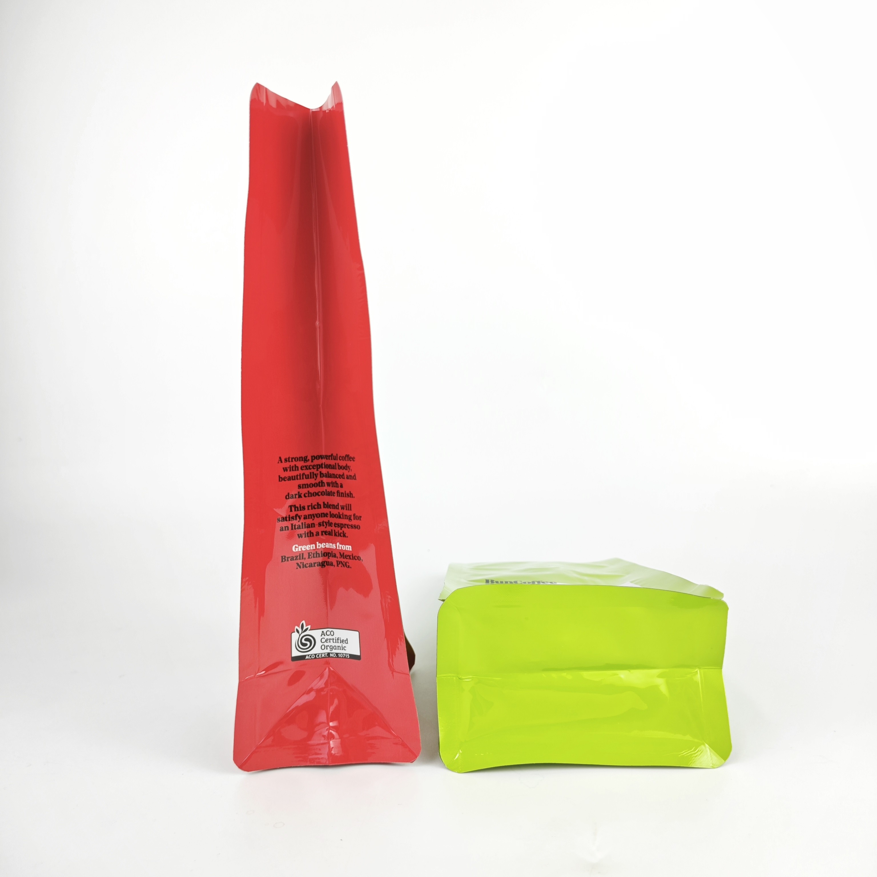 Digital Printing Supplies Colorful Aluminum Bag Coffee Flat Bottom Stand Up Pouch with Valve