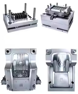 Plastic Chair Injection Molding Machine Blow Mold Single Or Multiple Mould Cavities