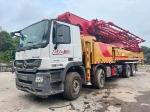 Quality 2019 SA Ny 62m Used Concrete Pump Truck for Construction on Mercedes Benz Boom Pump wholesale