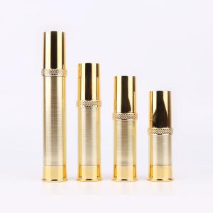 Quality Golden Plastic Lotion 30ml Airless Pump Container wholesale