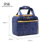 Zipper Fashion Eco Canvas Insulated Lunch Cooler Bags